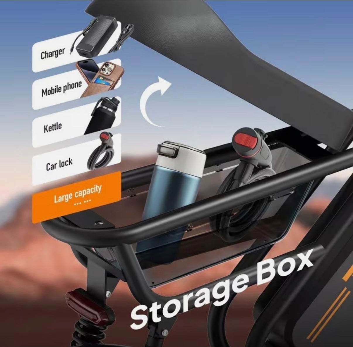 URLIFE Bicicletta Elettrica T16" x 3.0, Batteria Rimovibile da 48V 13Ah, Motore Brushless da 250W, Autonomia di 100km, Bici Elettrica con Doppia Sospensione