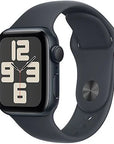 Apple Watch SE 2023 GPS Cassa 44mm in Alluminio Mezzanotte con Cinturino Sport Mezzanotte